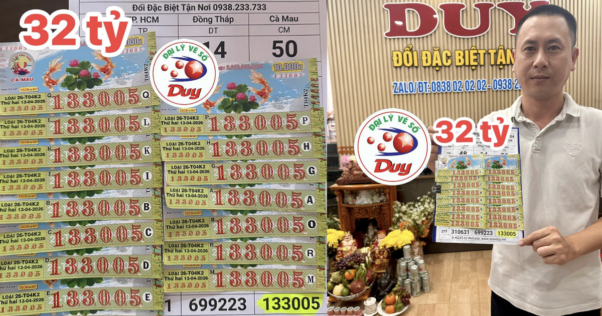 Cùng mua vé tại một đại lý, 7 người trúng độc đắc xổ số miền Nam