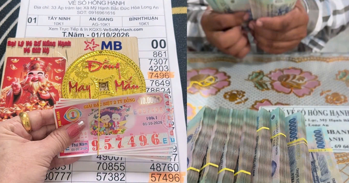 Dãy số giúp nhiều người cùng trúng 2 giải xổ số miền Nam: 'Mua một được hai'