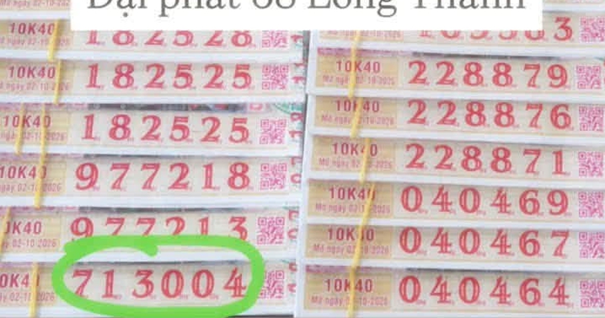 Hàng loạt vé trúng tổng 3,2 tỉ xổ số miền Nam xuất hiện ở Đồng Nai