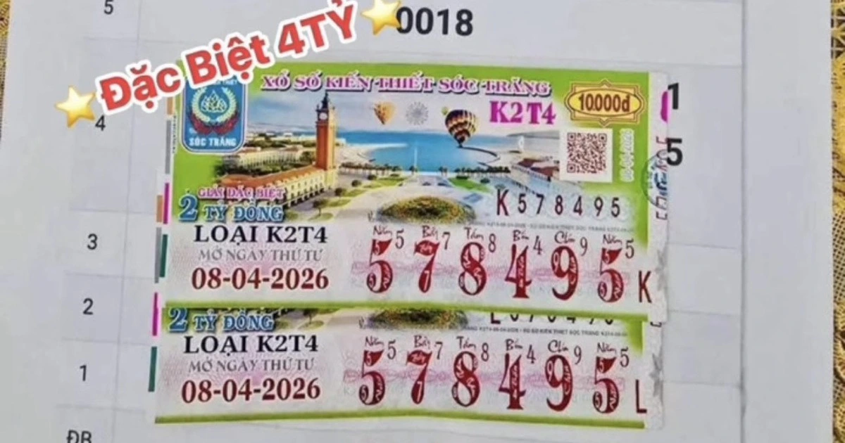 Khách Cần Thơ trúng độc đắc xổ số miền Nam 2 năm trước lại trúng 4 tỉ