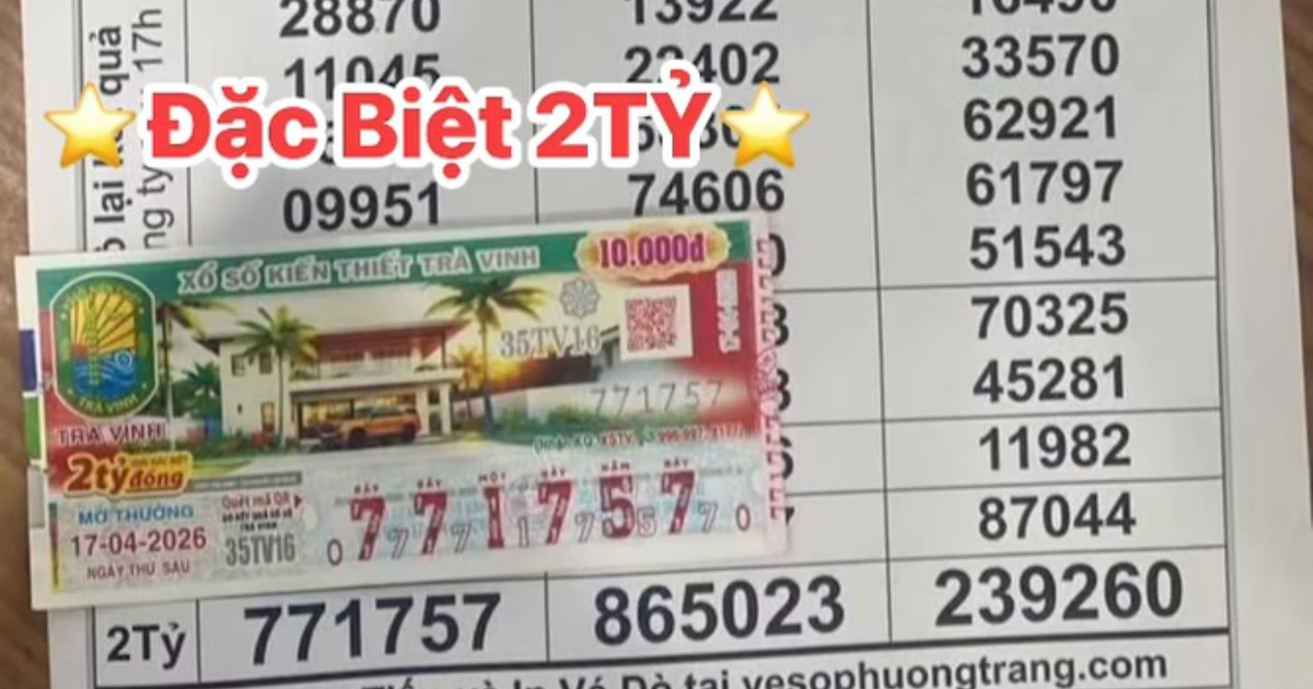 Mua vé số mỗi ngày, người đàn ông trúng độc đắc xổ số miền Nam