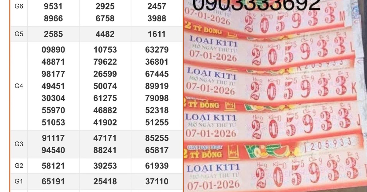 Người đàn ông ở TP.HCM trúng độc đắc 10 tỉ xổ số miền Nam, nhận hết tiền mặt