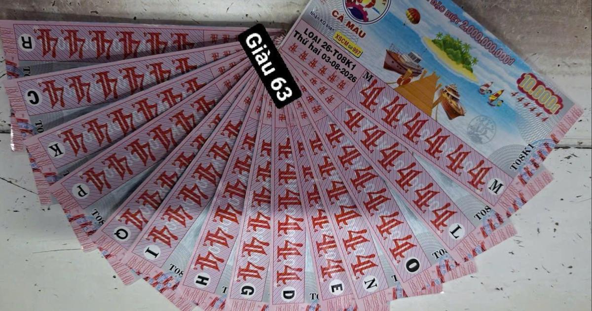 Trúng 14 vé dãy 444444 xổ số miền Nam, chàng trai miền Tây làm điều bất ngờ