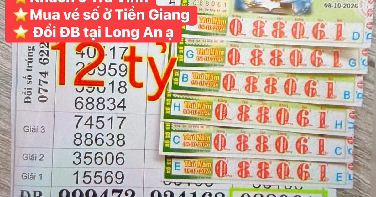 Trúng độc đắc 12 tỉ xổ số miền Nam, sang tỉnh khác đổi thưởng để bảo mật
