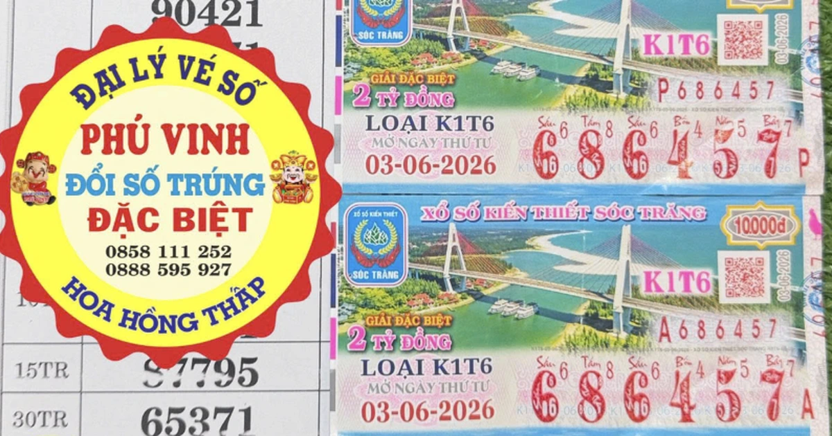 Trúng số độc đắc 4 tỉ xổ số miền Nam, khách bất ngờ trúng thêm giải nữa