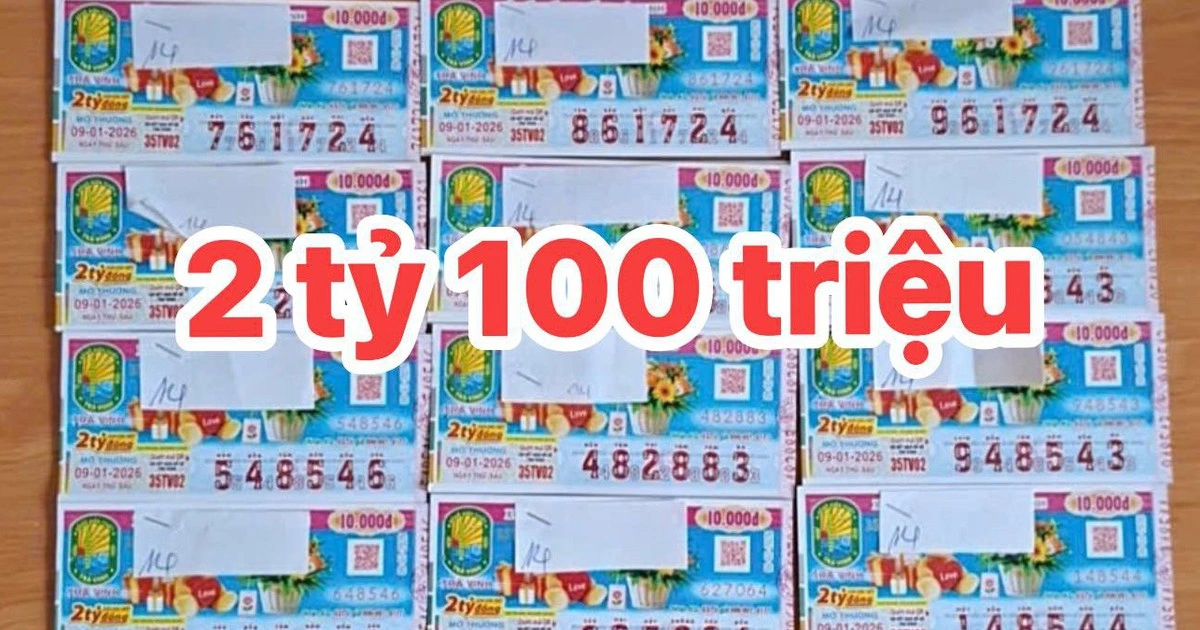 Vé trúng 2,1 tỉ đồng xổ số miền Nam ngày 9 tháng 1 đài Trà Vinh lộ diện